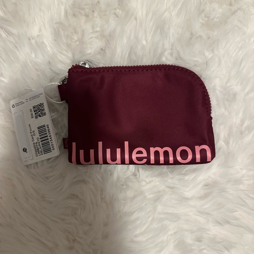 lululemon athletica Burgundy Pouch